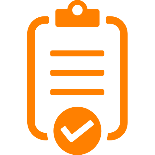 Portapapeles con una marca de verificación